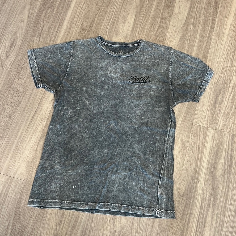 Men’s BMFIT raw Gear Bradley Martyn t Shirt, size M, gray acid washed color 🔥